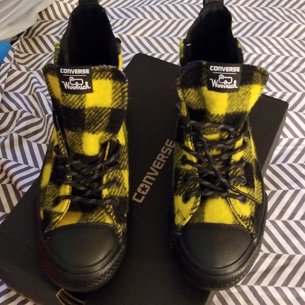 NWOB Converse Woolrich Chuck Taylors